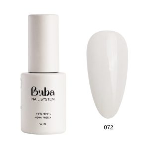 לק ג׳ל בובה Buba HEMA FREE גוון 072 לבן