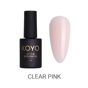 ג'ל בנייה KOYO clear pink מל 15